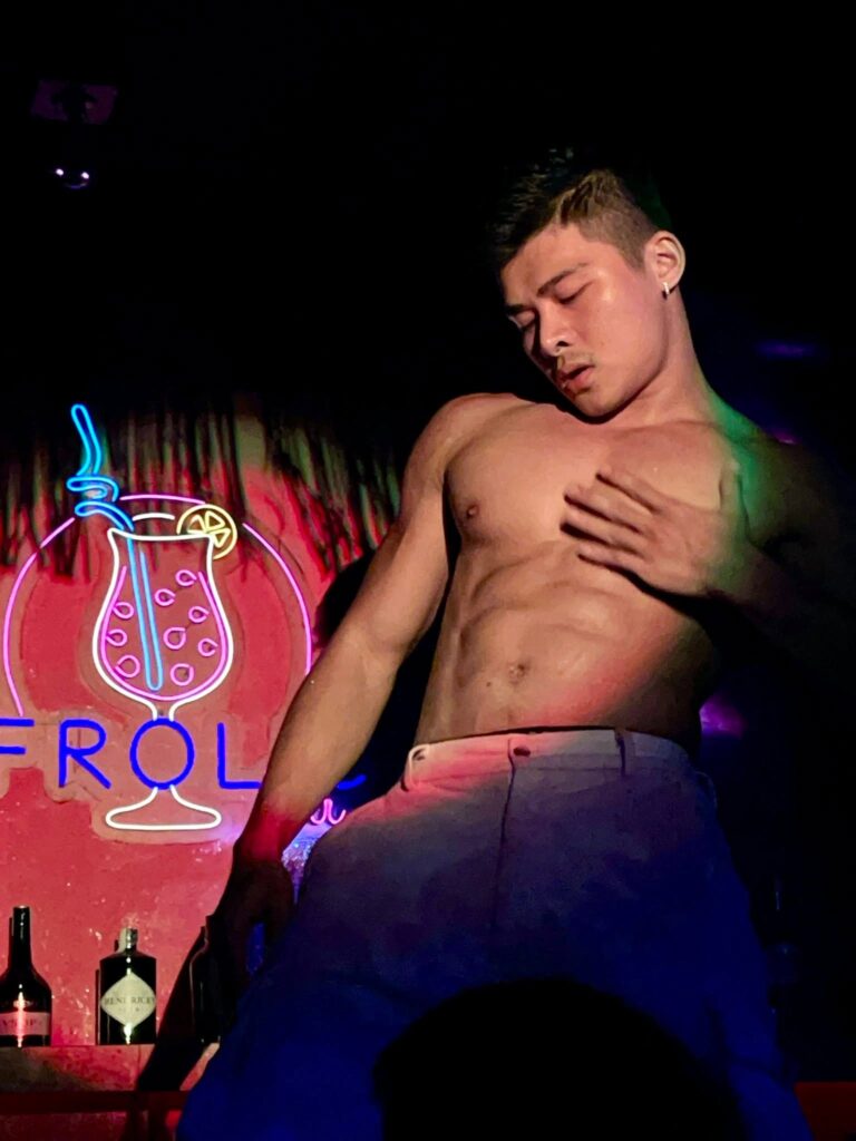 Go-go Boys in Saigon - Pride Drives Vietnam - Saigon Gay Tours.