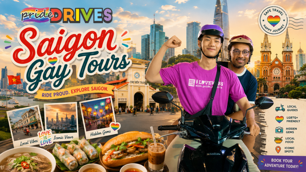 Pride Drives Vietnam - Saigon Gay Tours.